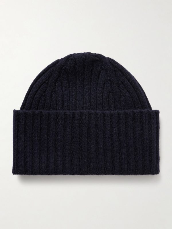 Ribbed Wool Beanie