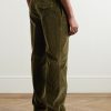 Games Straight-Leg Pleated Cotton-Corduroy Trousers - BK Games Straight-Leg Pleated Cotton-Corduroy Trousers - BK