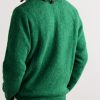 Brushed Shetland Wool Sweater - BK Brushed Shetland Wool Sweater - BK