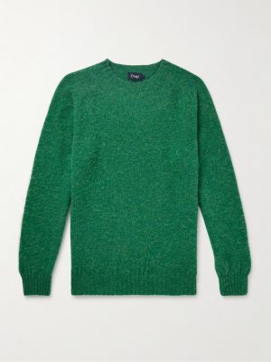 Brushed Shetland Wool Sweater Brushed Shetland Wool Sweater