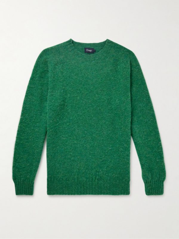 Brushed Shetland Wool Sweater Brushed Shetland Wool Sweater