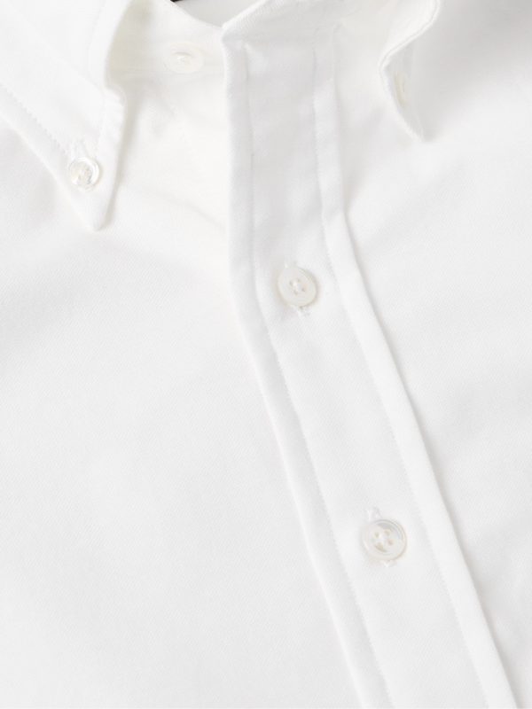 Slim-Fit Button-Down Collar Cotton Oxford Shirt - CU