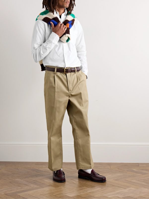 Slim-Fit Button-Down Collar Cotton Oxford Shirt - OU