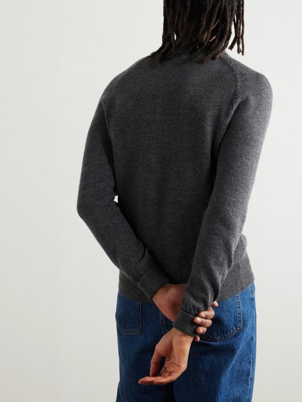 Wool Polo Shirt - BK Wool Polo Shirt - BK