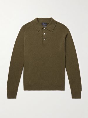 Wool and Alpaca-Blend Polo Shirt Wool and Alpaca-Blend Polo Shirt