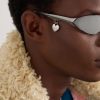 Apin D-Frame Stainless Steel Wraparound Sunglasses - E1 Apin D-Frame Stainless Steel Wraparound Sunglasses - E1