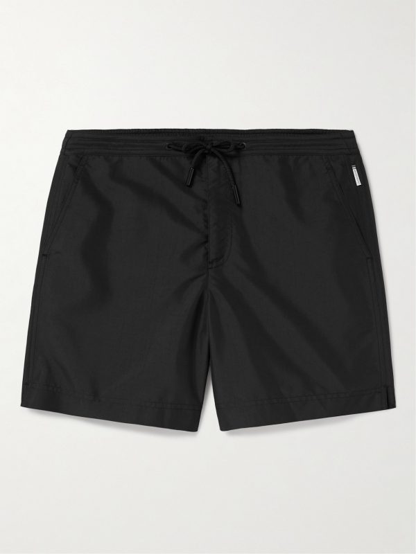 Bulldog Straight-Leg Mid-Length Recycled Swim Shorts Bulldog Straight-Leg Mid-Length Recycled Swim Shorts