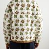 Mineral Floral-Print Quilted Organic Cotton-Poplin Half-Zip Sweatshirt - BK Mineral Floral-Print Quilted Organic Cotton-Poplin Half-Zip Sweatshirt - BK