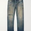 Straight-Leg Distressed Jeans Straight-Leg Distressed Jeans