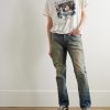 Straight-Leg Distressed Jeans - OU Straight-Leg Distressed Jeans - OU