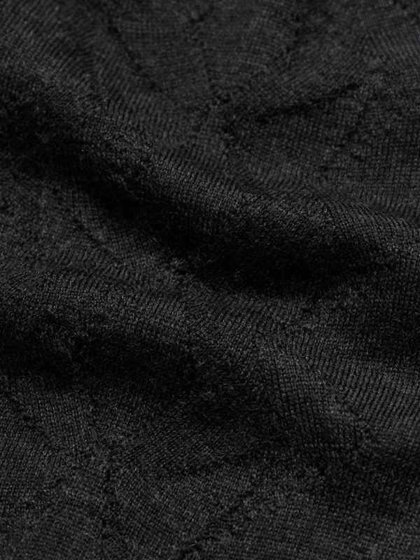 Pointelle-Knit Cardigan - CU Pointelle-Knit Cardigan - CU