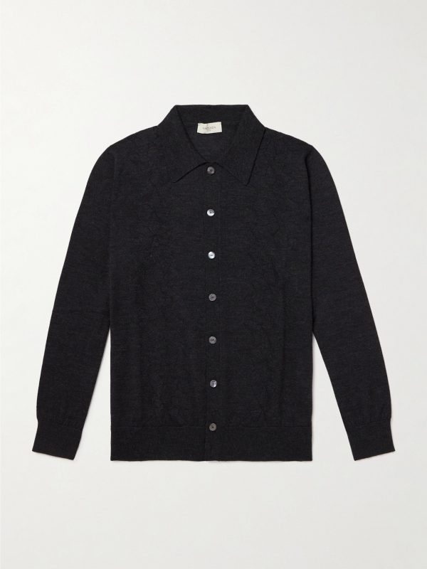 Pointelle-Knit Cardigan Pointelle-Knit Cardigan
