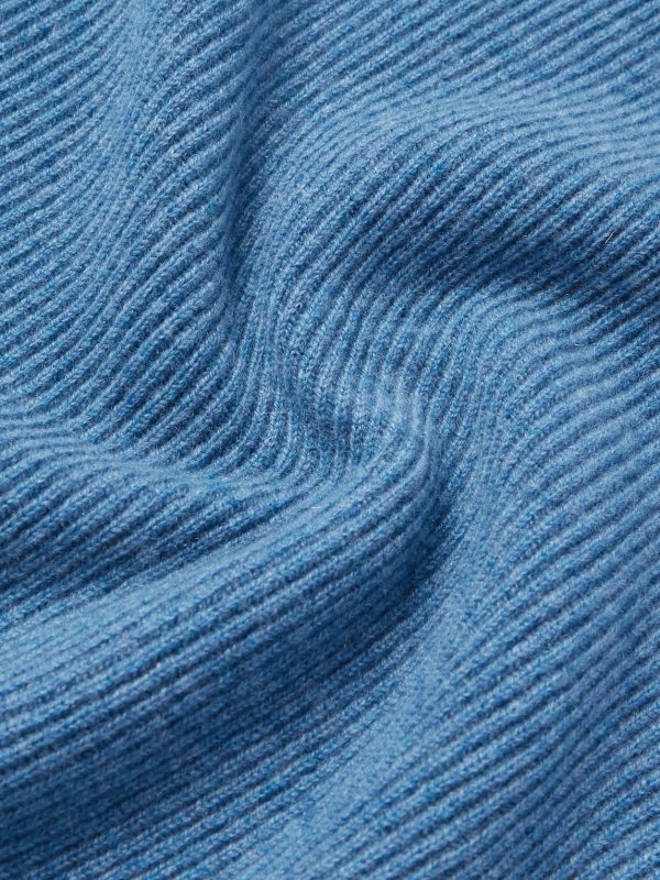 Slim-Fit Ribbed Cashmere Polo Shirt - CU Slim-Fit Ribbed Cashmere Polo Shirt - CU