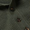 Textured-Knit Virgin Wool Polo Shirt - CU