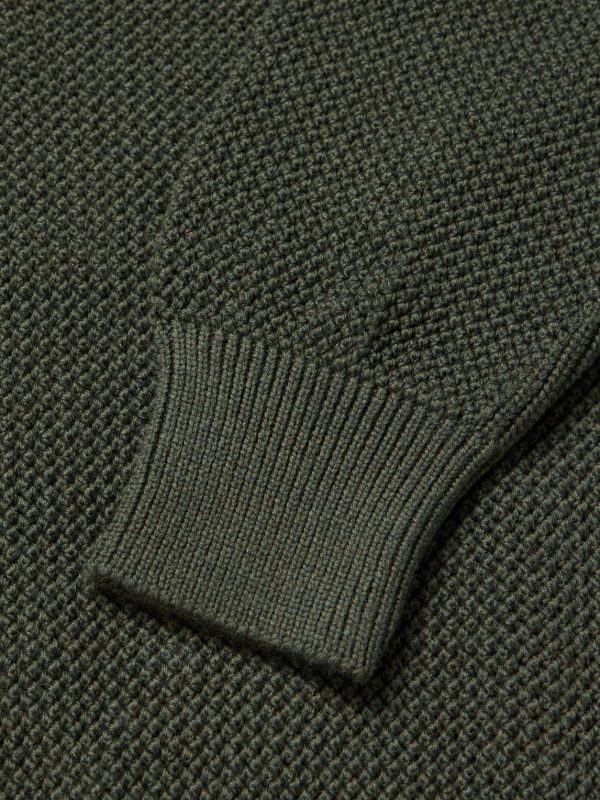 Textured-Knit Virgin Wool Polo Shirt - E1