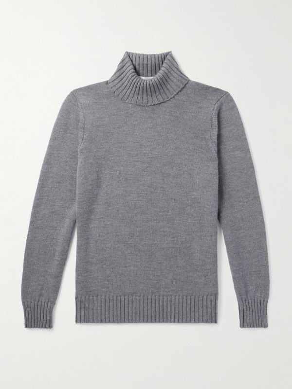 Slim-Fit Wool Rollneck Sweater Slim-Fit Wool Rollneck Sweater