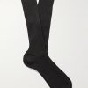 Ribbed Merino Wool-Blend Socks