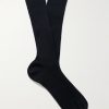 Ribbed Merino Wool-Blend Socks Ribbed Merino Wool-Blend Socks
