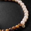 Evil Eye Petals 14-Karat Gold Multi-Stone Beaded Bracelet - BK Evil Eye Petals 14-Karat Gold Multi-Stone Beaded Bracelet - BK