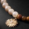 Evil Eye Petals 14-Karat Gold Multi-Stone Beaded Bracelet - CU Evil Eye Petals 14-Karat Gold Multi-Stone Beaded Bracelet - CU