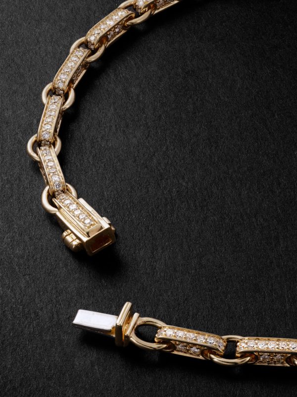 14-Karat Gold Diamond Bracelet - BK
