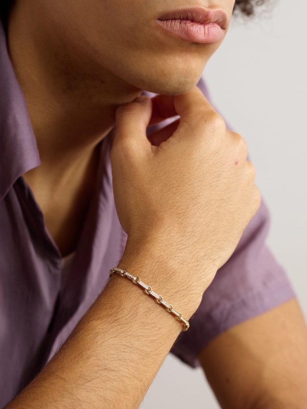 14-Karat Gold Diamond Bracelet - FR
