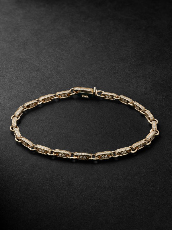 14-Karat Gold Diamond Bracelet