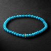 14-Karat Gold, Diamond and Turquoise Beaded Bracelet 14-Karat Gold, Diamond and Turquoise Beaded Bracelet