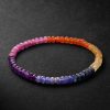14-Karat Gold Multi-Stone Beaded Bracelet 14-Karat Gold Multi-Stone Beaded Bracelet