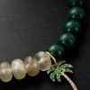 14-Karat Gold Multi-Stone Beaded Bracelet - CU 14-Karat Gold Multi-Stone Beaded Bracelet - CU