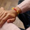 14-Karat Gold, Rainbow Jade and Diamond Beaded Bracelet - FR 14-Karat Gold, Rainbow Jade and Diamond Beaded Bracelet - FR