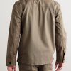 Cotton-Blend Twill Overshirt - BK Cotton-Blend Twill Overshirt - BK