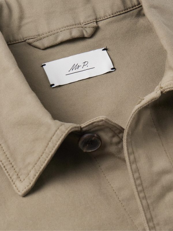 Cotton-Blend Twill Overshirt - CU Cotton-Blend Twill Overshirt - CU