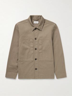 Cotton-Blend Twill Overshirt Cotton-Blend Twill Overshirt