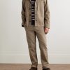 Cotton-Blend Twill Overshirt - OU Cotton-Blend Twill Overshirt - OU