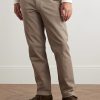 Samuel Straight-Leg Cotton-Blend Twill Trousers - FR Samuel Straight-Leg Cotton-Blend Twill Trousers - FR