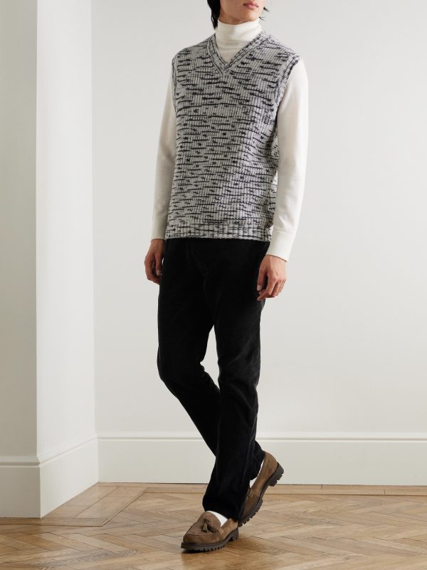 Samuel Straight-Leg Cotton-Blend Corduroy Trousers - OU