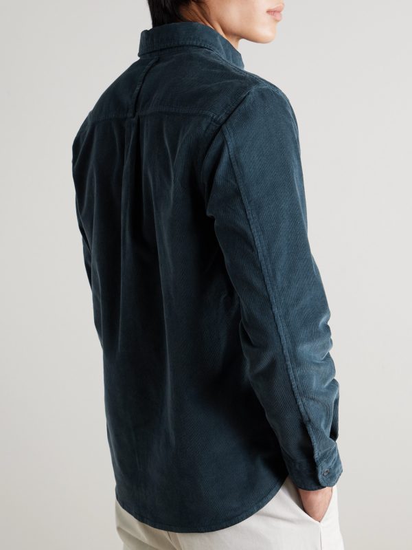 Cotton-Blend Corduroy Shirt - BK