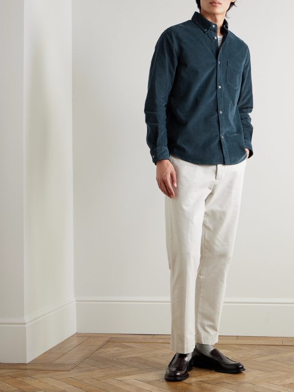 Cotton-Blend Corduroy Shirt - OU