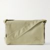 Logo-Embroidered Gabardine Messenger Bag Logo-Embroidered Gabardine Messenger Bag