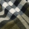 Fringed Checked Cashmere Scarf - CU Fringed Checked Cashmere Scarf - CU