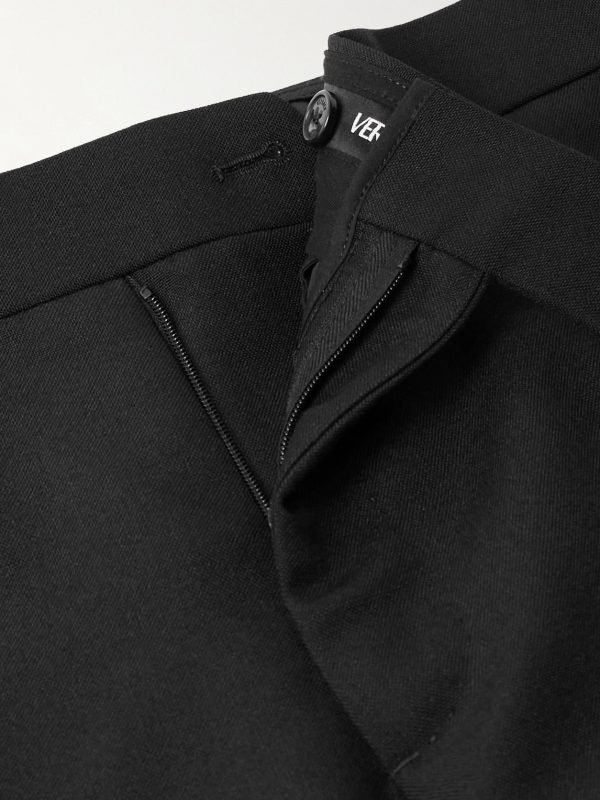 Slim-Fit Silk-Trimmed Wool and Mohair-Blend Tuxedo Trousers - E1