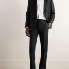 Slim-Fit Silk-Trimmed Wool and Mohair-Blend Tuxedo Trousers - OU