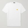Slim-Fit Logo-Embroidered Cotton-Jersey T-Shirt Slim-Fit Logo-Embroidered Cotton-Jersey T-Shirt