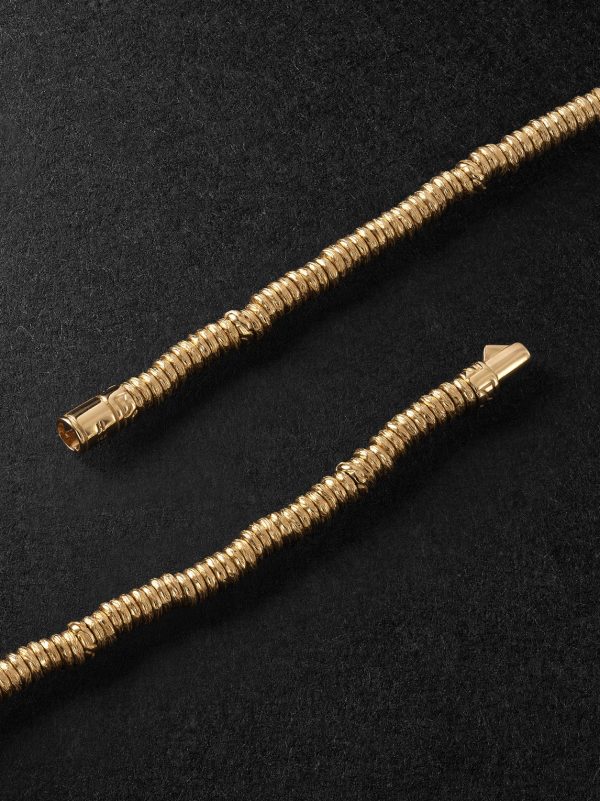 Heishi 14-Karat Gold Necklace - BK Heishi 14-Karat Gold Necklace - BK