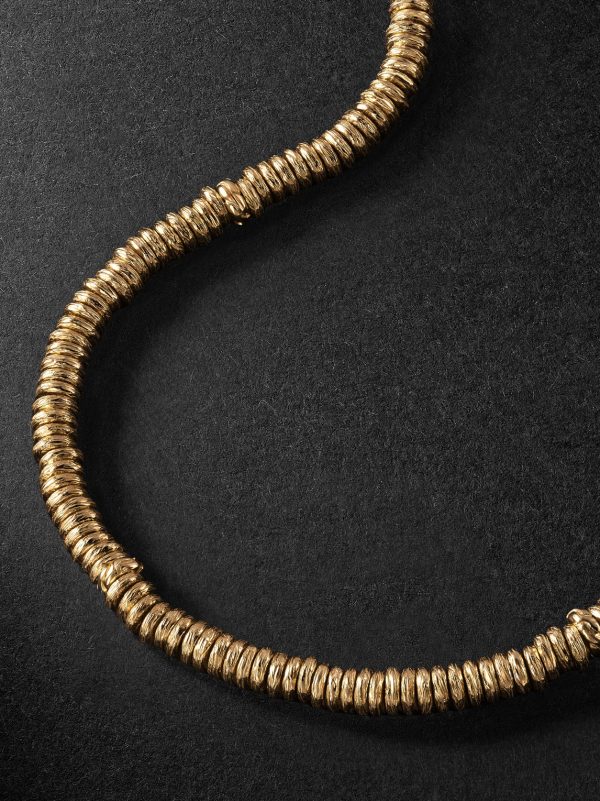 Heishi 14-Karat Gold Necklace - CU Heishi 14-Karat Gold Necklace - CU