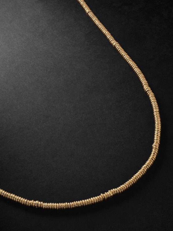 Heishi 14-Karat Gold Necklace Heishi 14-Karat Gold Necklace