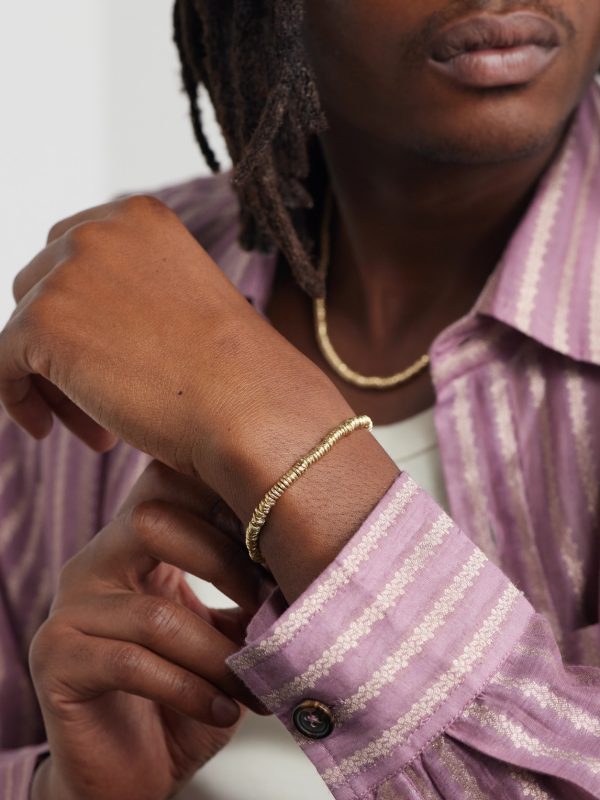 Heishi 14-Karat Gold Bracelet - FR Heishi 14-Karat Gold Bracelet - FR