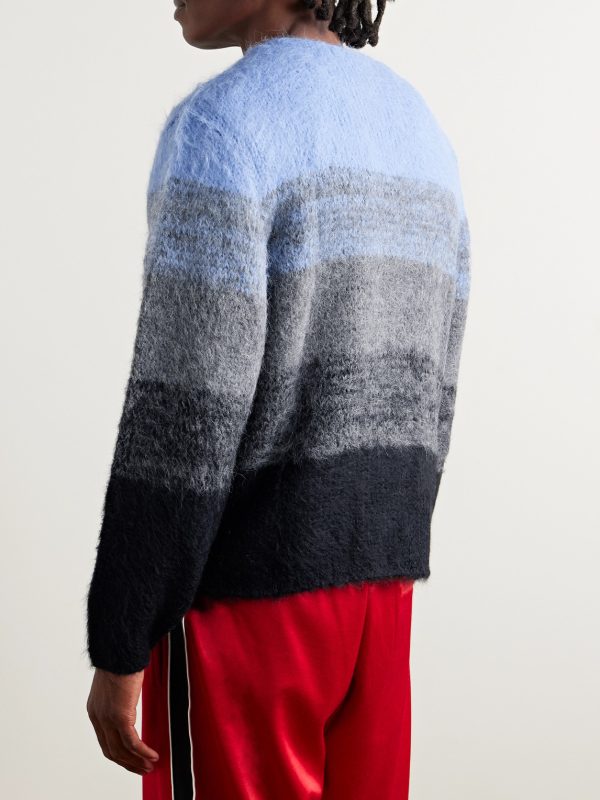 Thistle Ombré Alpaca-Blend Sweater - BK Thistle Ombré Alpaca-Blend Sweater - BK