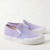 Terra Vulca Rubber-Trimmed Suede Slip-On Sneakers - FR Terra Vulca Rubber-Trimmed Suede Slip-On Sneakers - FR